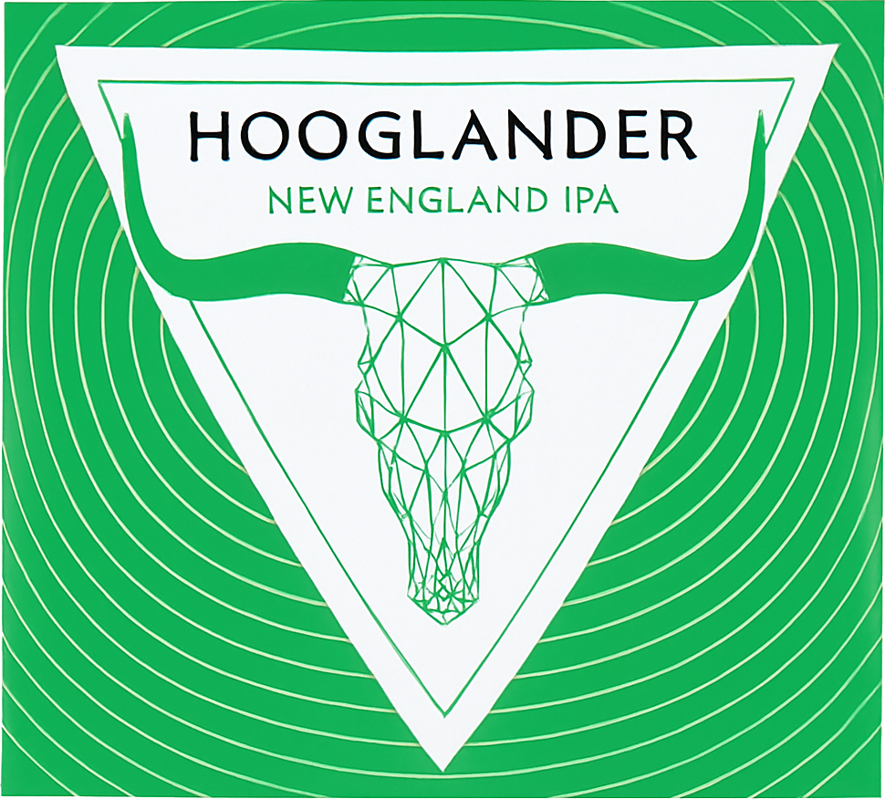 Etiket van Hooglander New England IPA