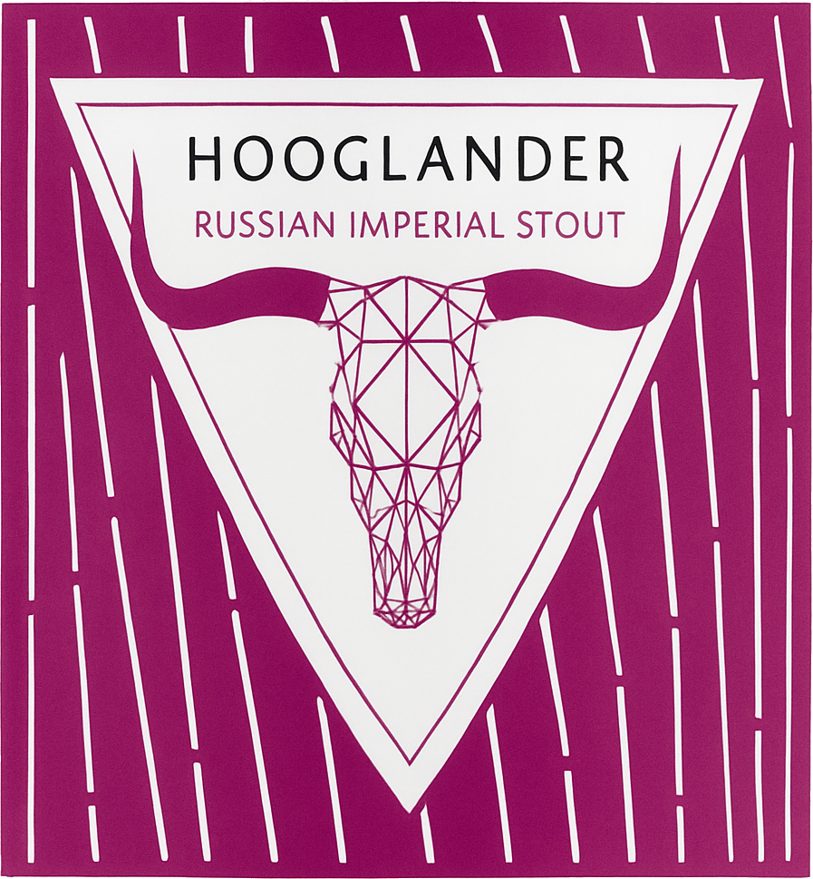 Etiket van Hooglander Russian Imperial Stout