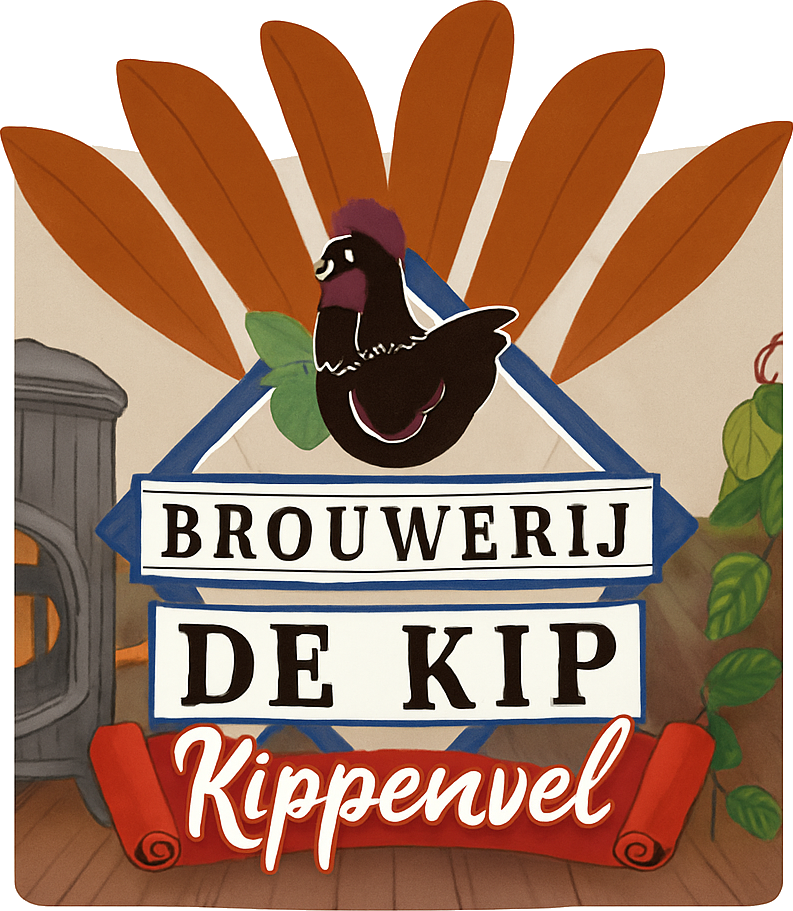 Etiket van Kippenvel Winterbier