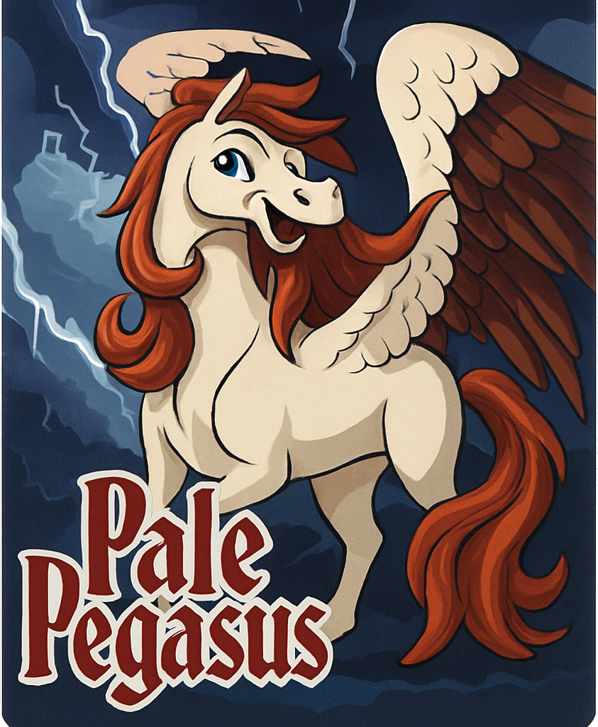 Etiket van Zwarte Pad Pale Pegasus