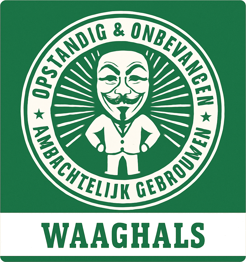 Etiket van Leeghwater Waaghals