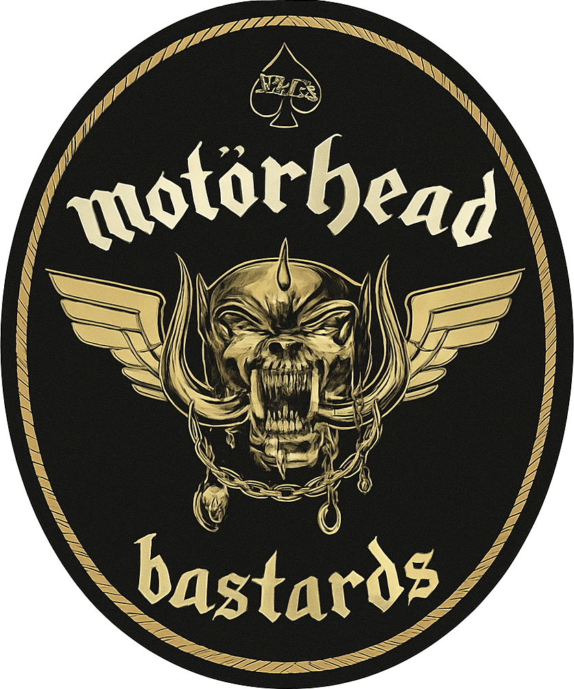 Etiket van Motorhead Bastards Lager
