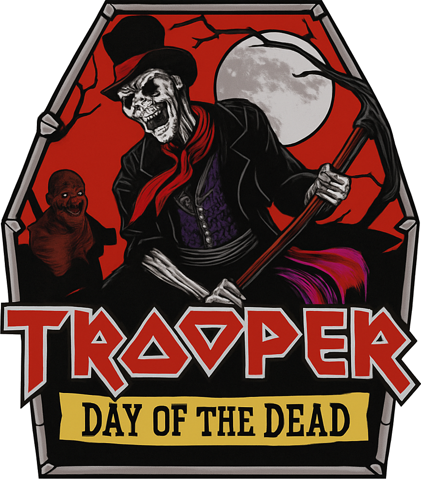 Etiket van Trooper Day of the Dead