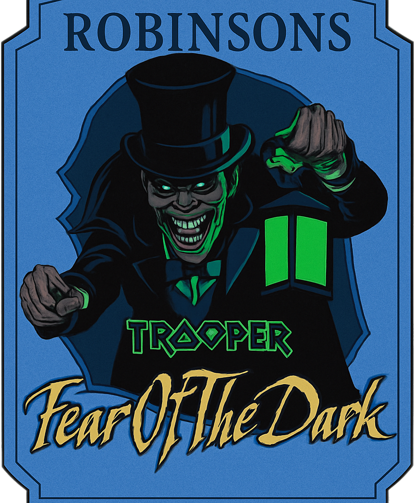 Etiket van Trooper Fear of the Dark