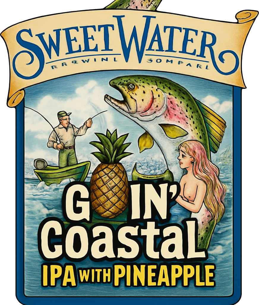 Etiket van SweetWater Goin' Coastal
