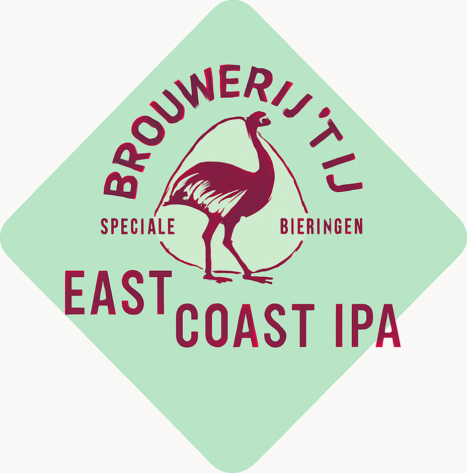 Etiket van IJ 77 East Coast IPA