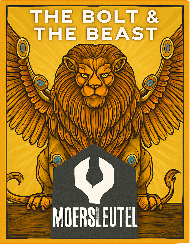 Etiket van Moersleutel The Bolt & The Beast