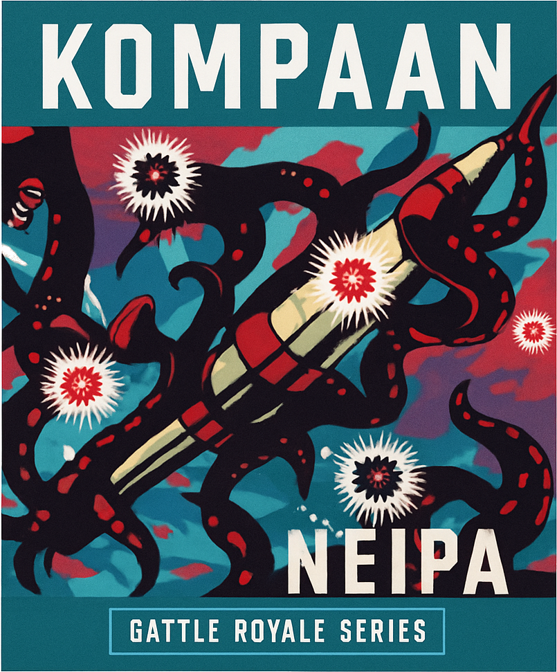 Etiket van Kompaan Battle Royale #6 - DDH Double NEIPA