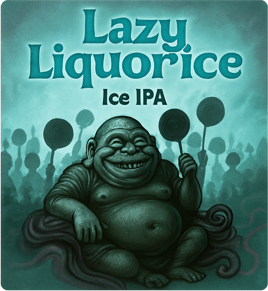 Etiket van Emelisse Lazy Liquorice Iced IPA