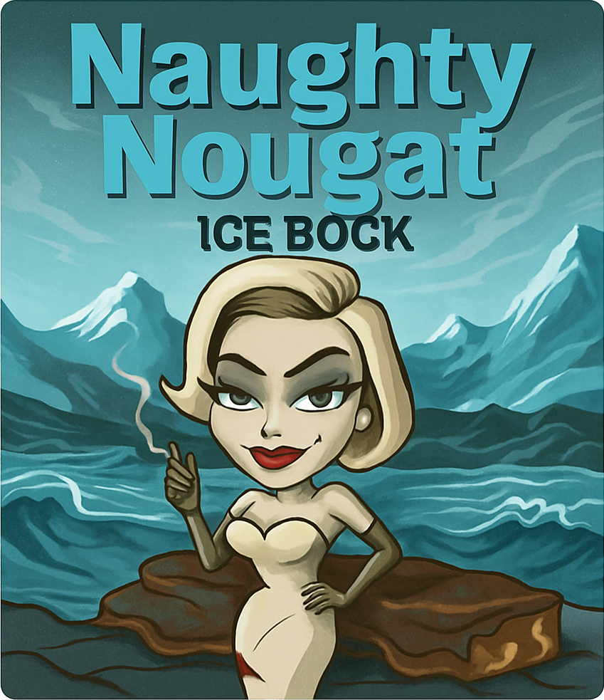 Etiket van Emelisse Naughty Nougat Iced Stout
