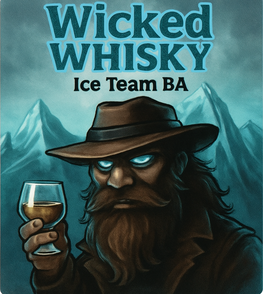 Etiket van Emelisse Wicked Whisky Iced Tripel BA