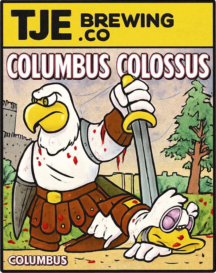 Etiket van Uiltje A Columbus Colosseum