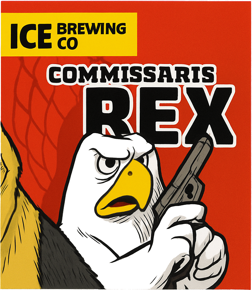 Etiket van Uiltje Commissaris Rex