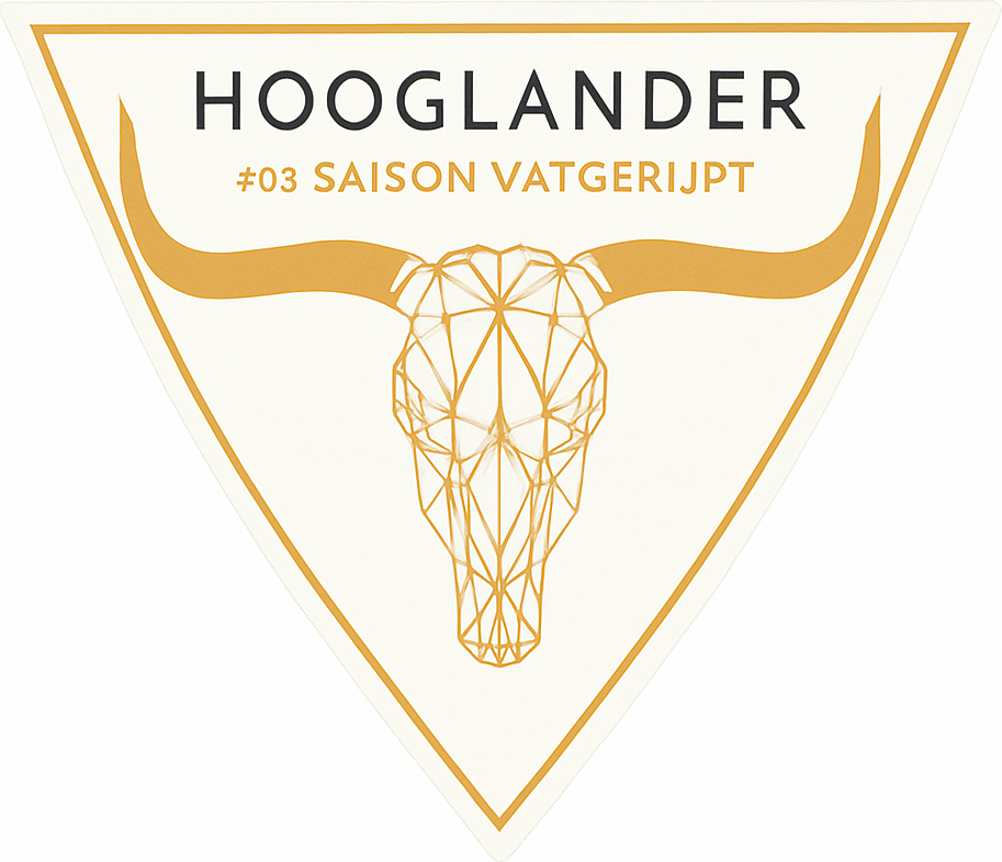Etiket van Hooglander #03 Saison Vatgerijpt