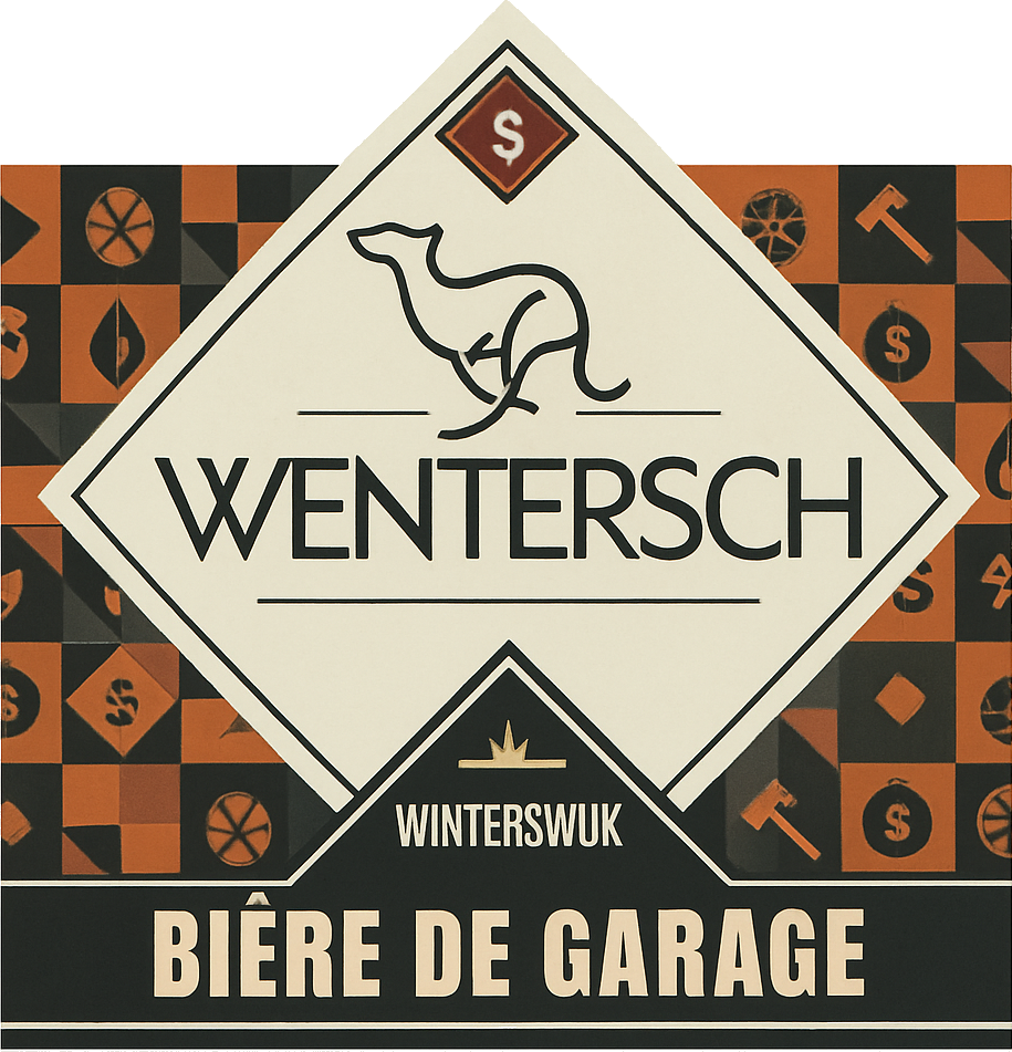 Etiket van Wentersch Bière de Garage