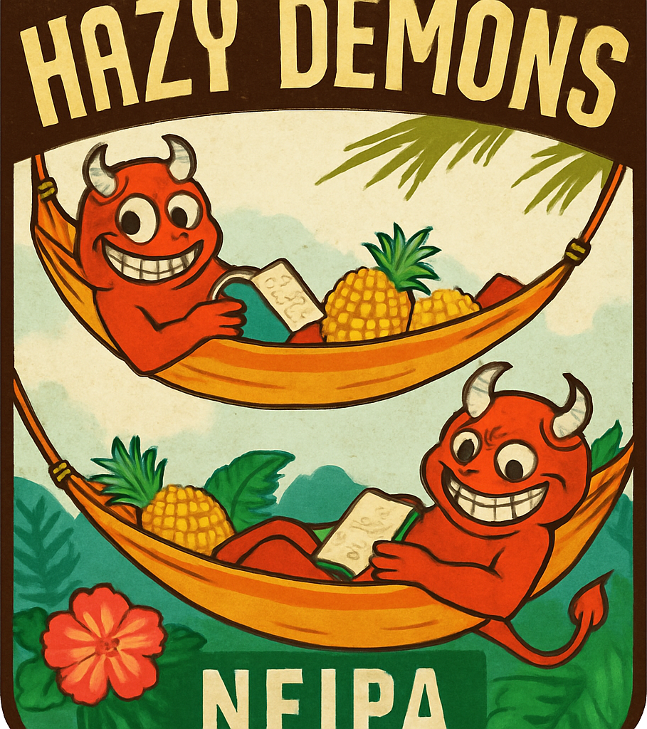 Etiket van Hazy Demons
