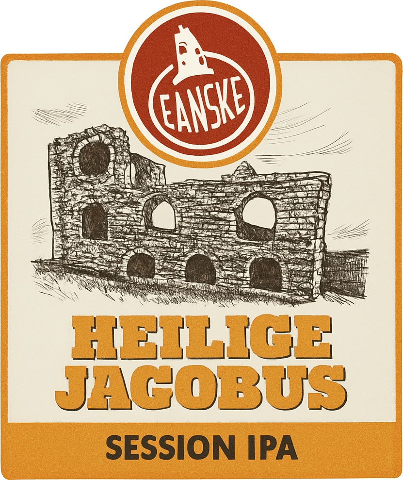 Etiket van Eanske Heilige Jacobus