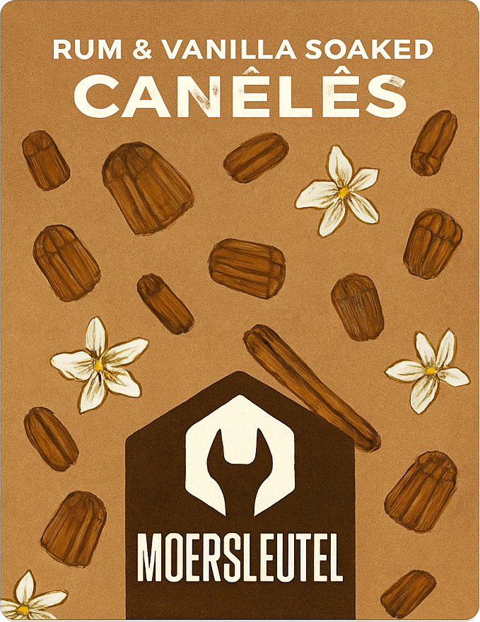 Etiket van Moersleutel Canelés