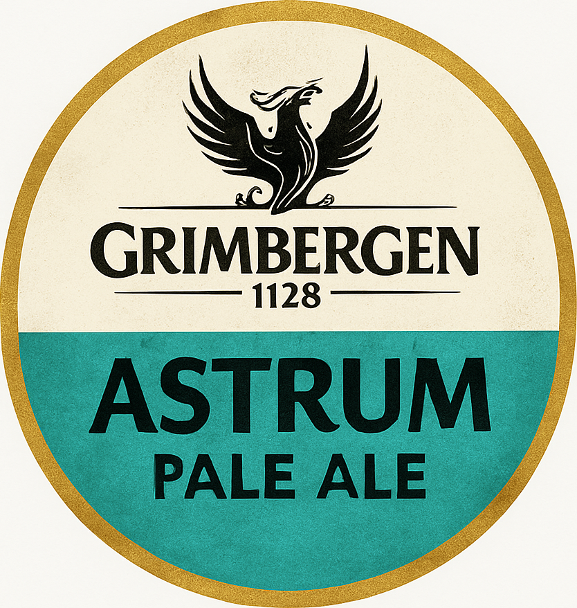 Etiket van Grimbergen Astrum Pale Ale