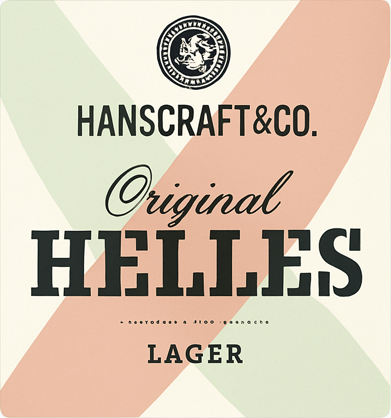 Etiket van Hanscraft Original Helles