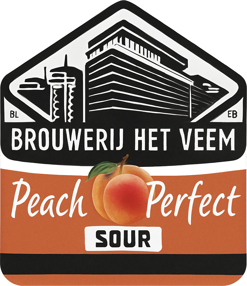 Etiket van Veem Peach Perfect