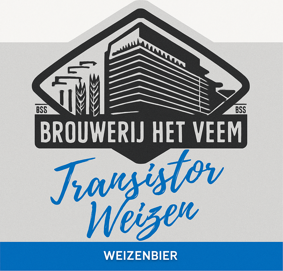 Etiket van Veem Transistor Weizen
