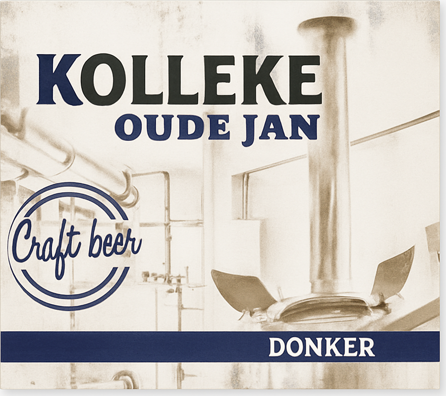 Etiket van Kolleke Oude Jan