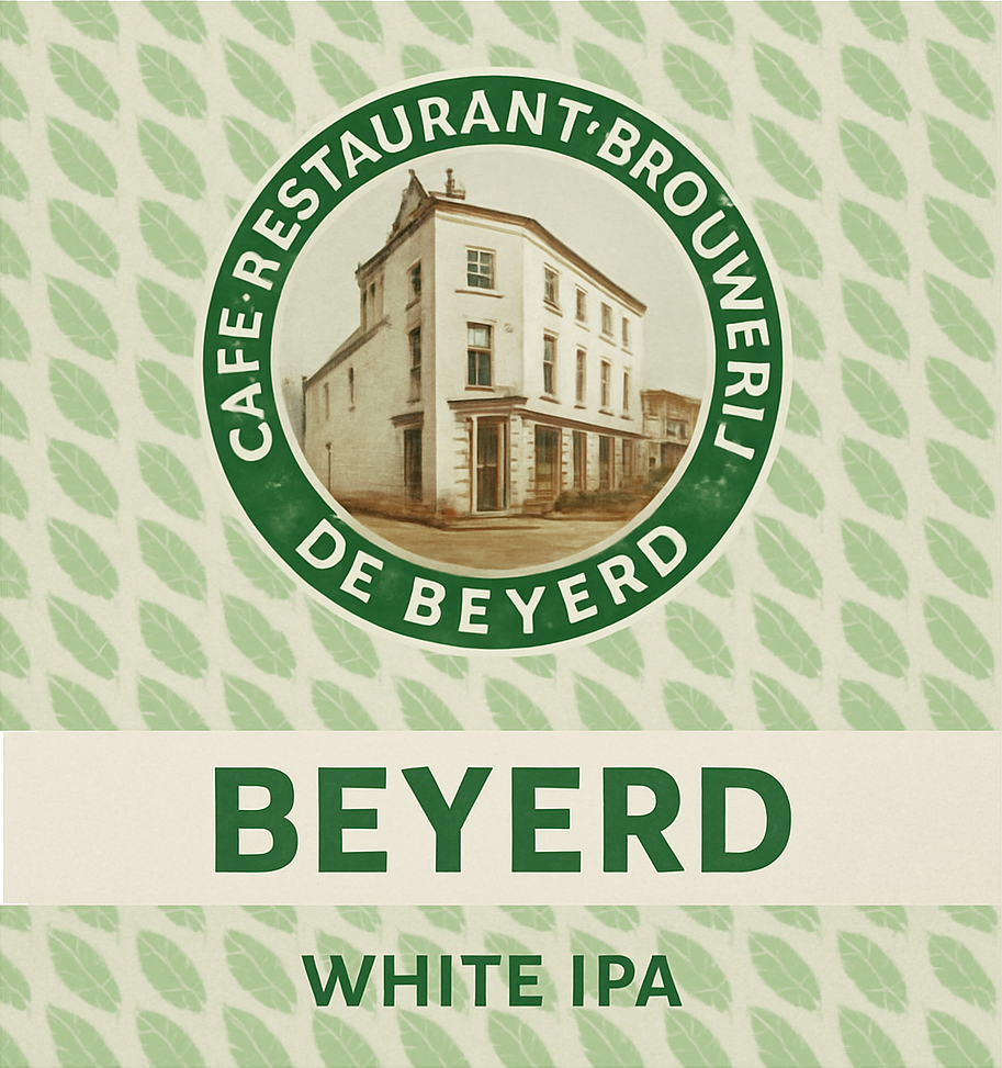 Etiket van Beyerd Witte IPA