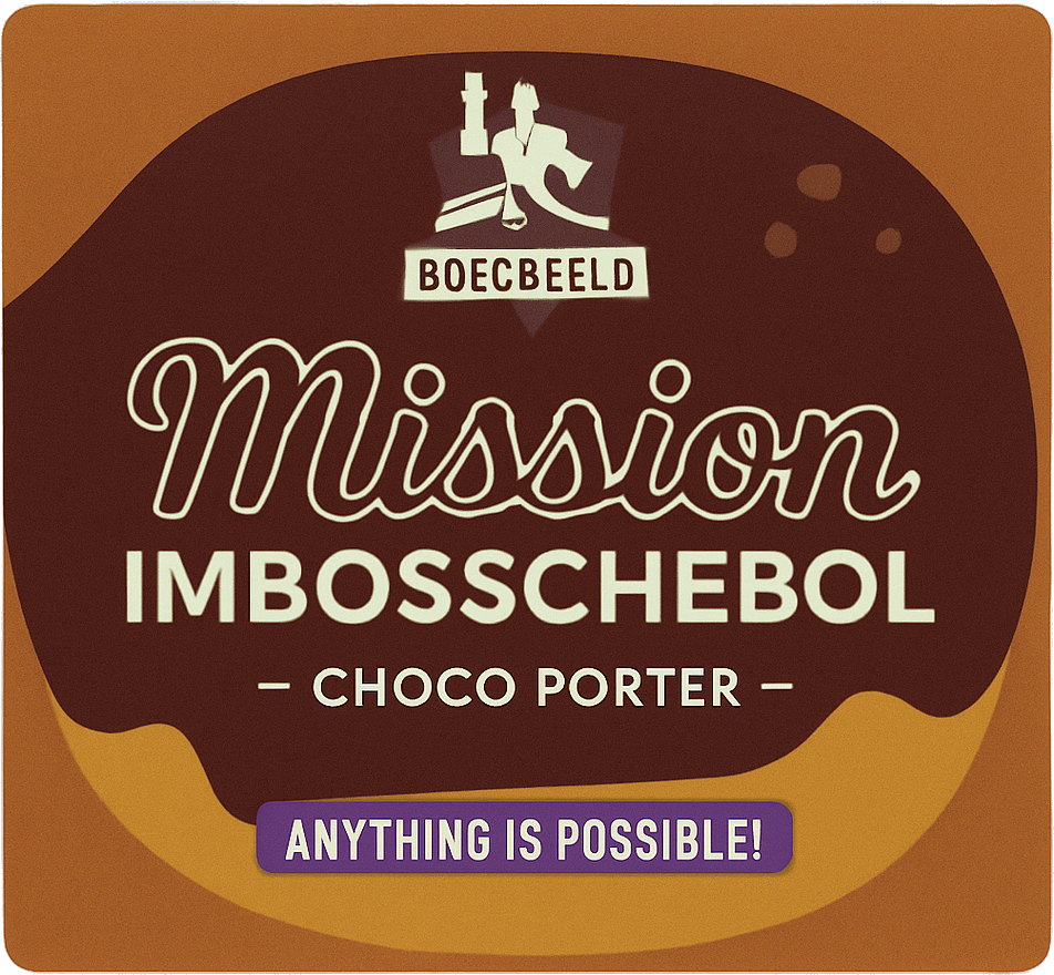 Etiket van Boegbeeld Mission Imbosschebol
