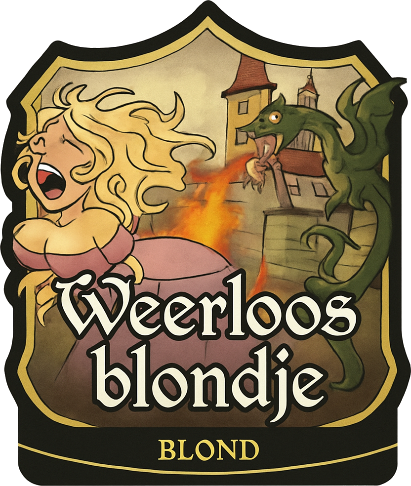 Etiket van St. Joris Weerloos Blondje