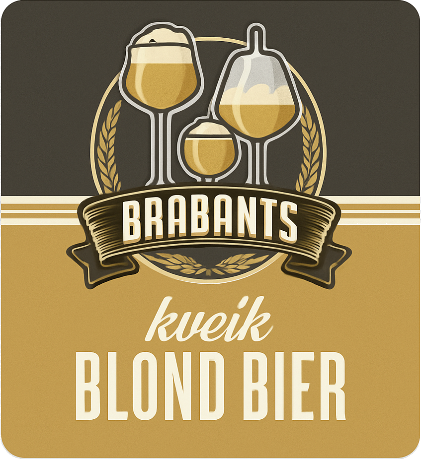Etiket van Brabants Chlorie Kveik Blond