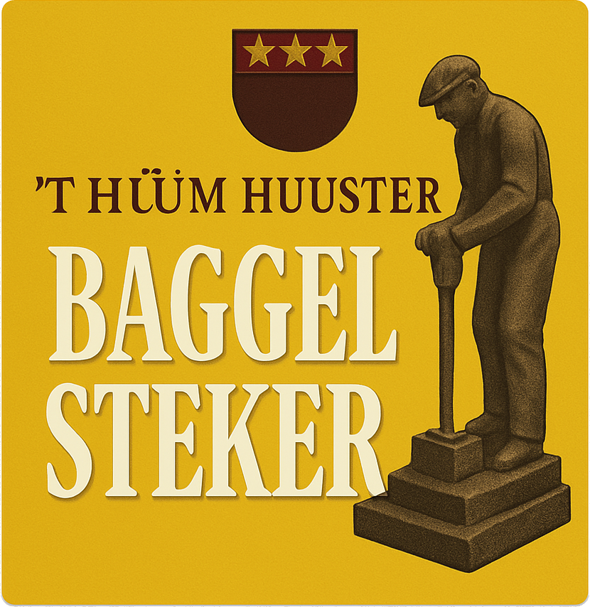 Etiket van Baggelsteker  Blond