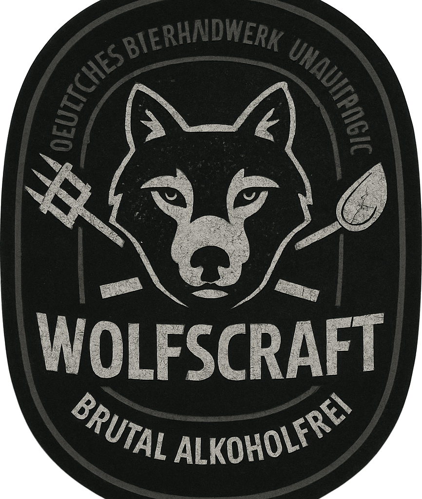 Etiket van Wolfscraft Brutal Alkoholfrei