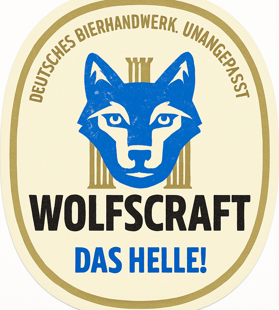 Etiket van Wolfscraft Das Helle