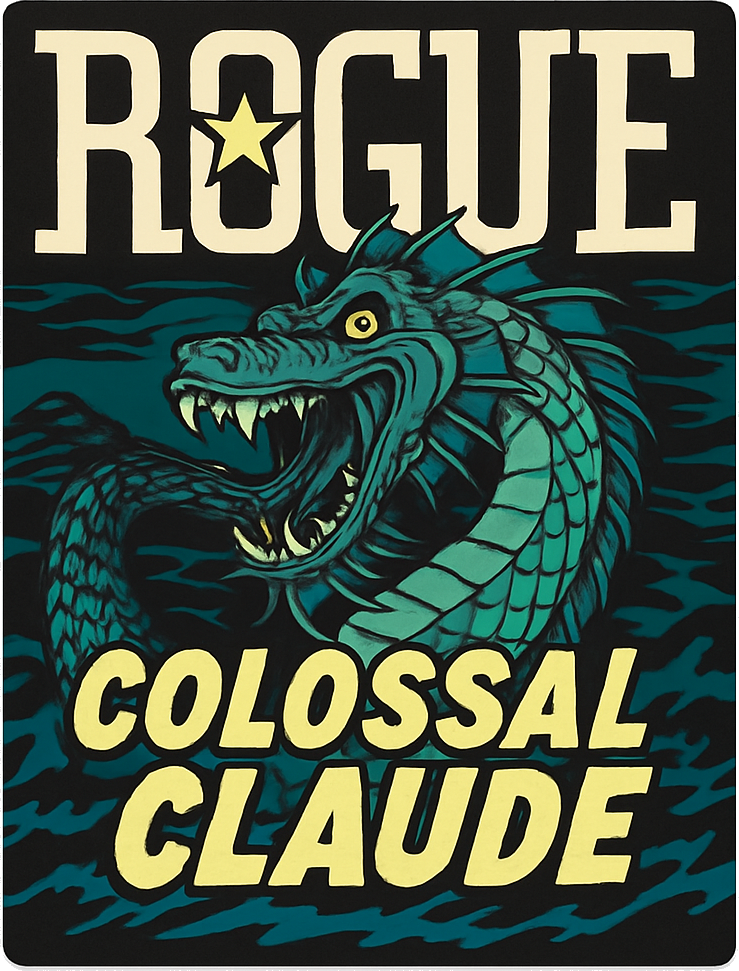 Etiket van Rogue Colossal Claude