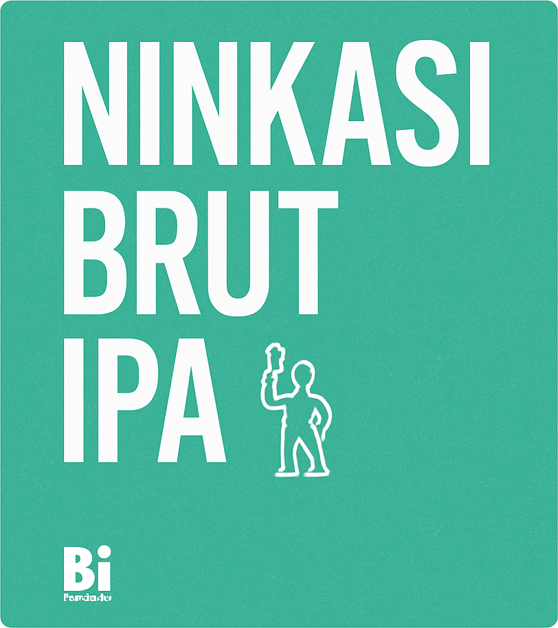 Etiket van Ninkasi Brut IPA