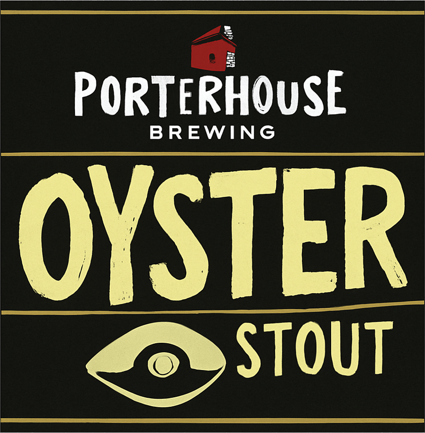 Etiket van Porterhouse Oyster Stout