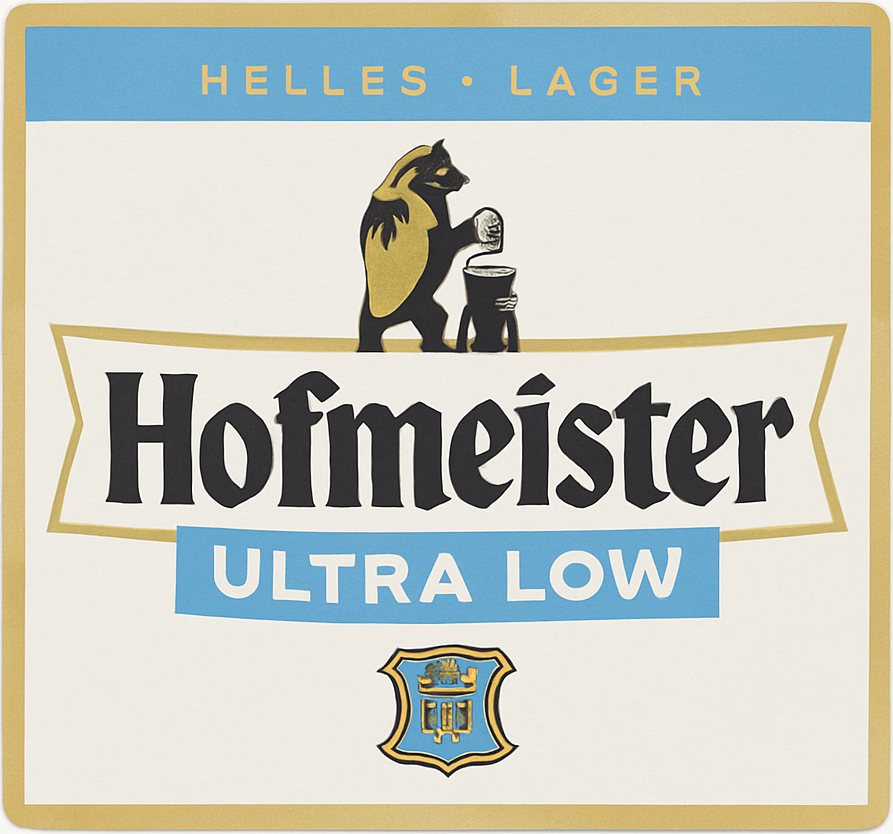 Etiket van Hofmeister Ultra Low