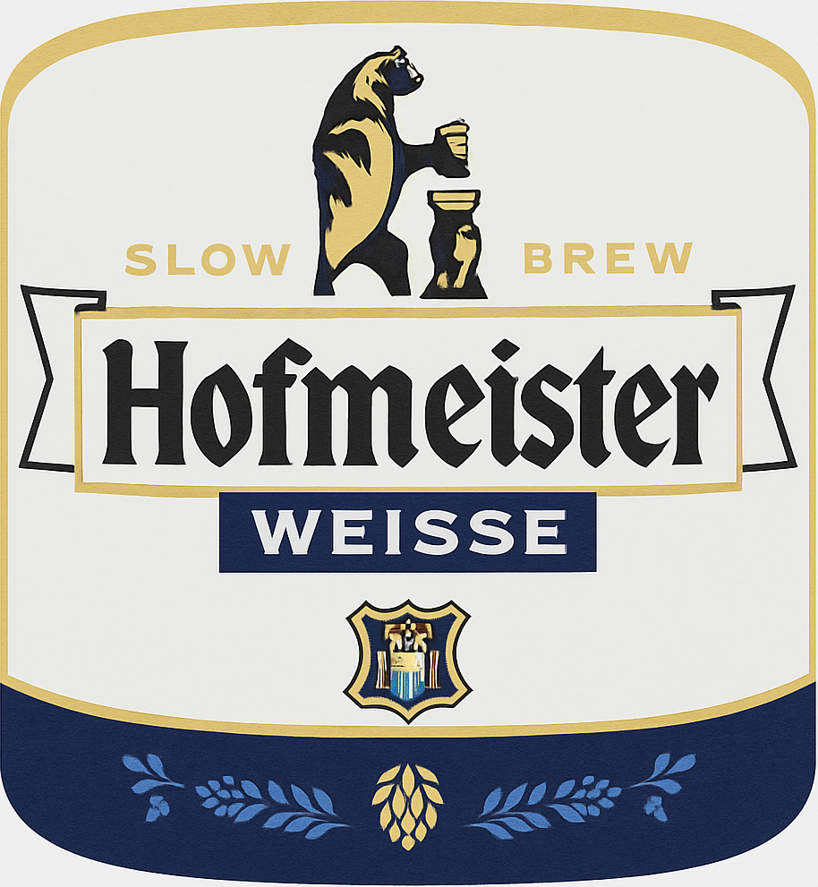 Etiket van Hofmeister Weisse