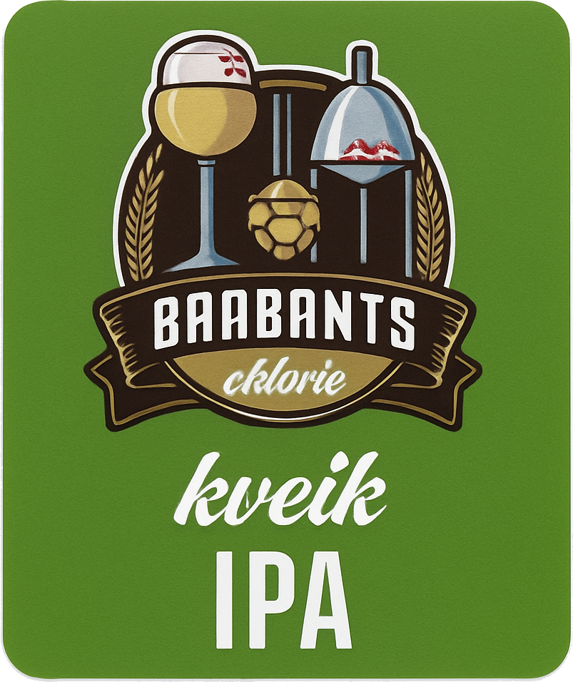 Etiket van Brabants Chlorie Kveik IPA