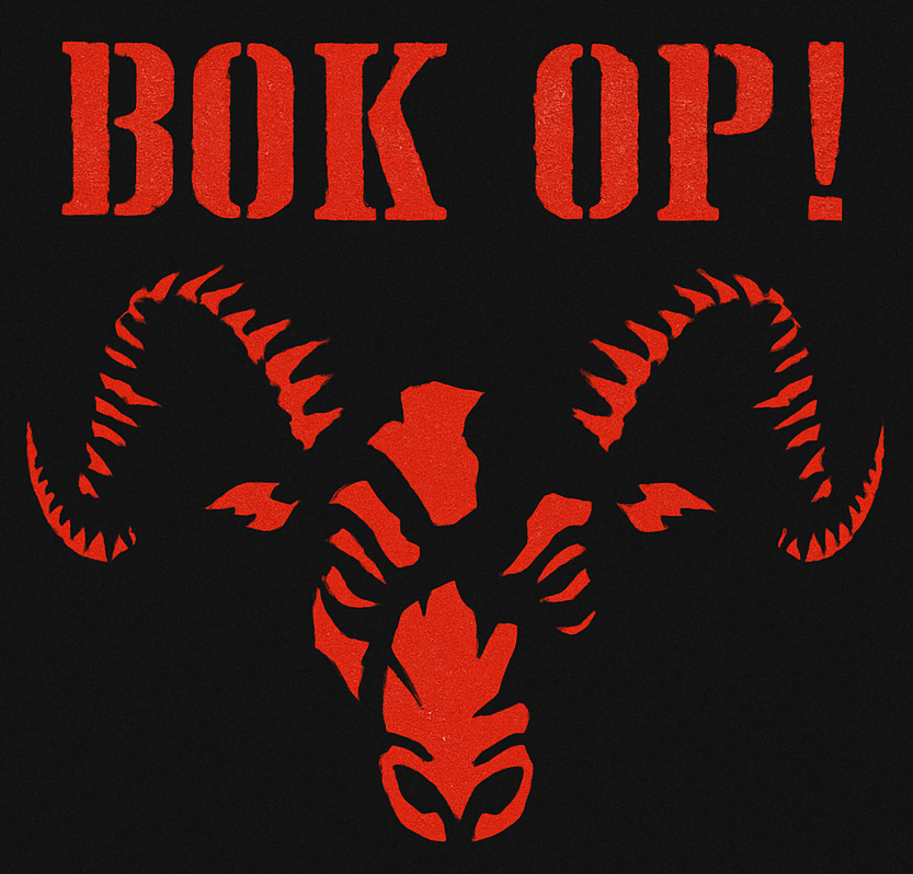 Etiket van Diggelfjoer Bok Op!