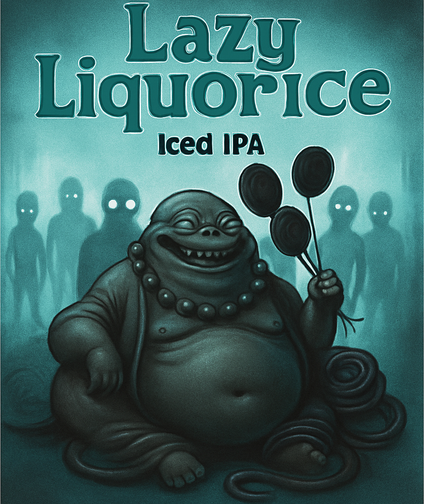 Etiket van Emelisse Lazy Liquorice Iced IPA