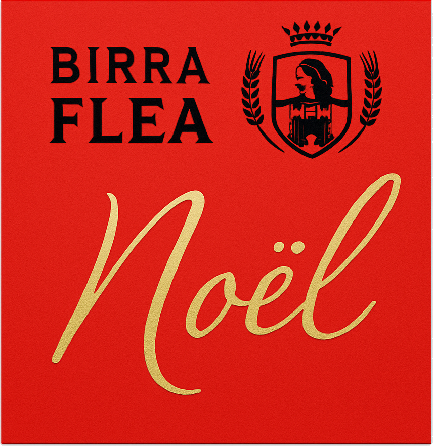 Etiket van Birra Flea Noël