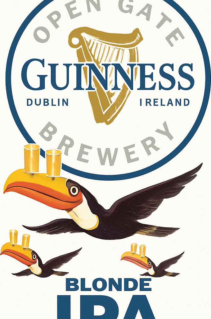 Etiket van Guinness Blonde IPA