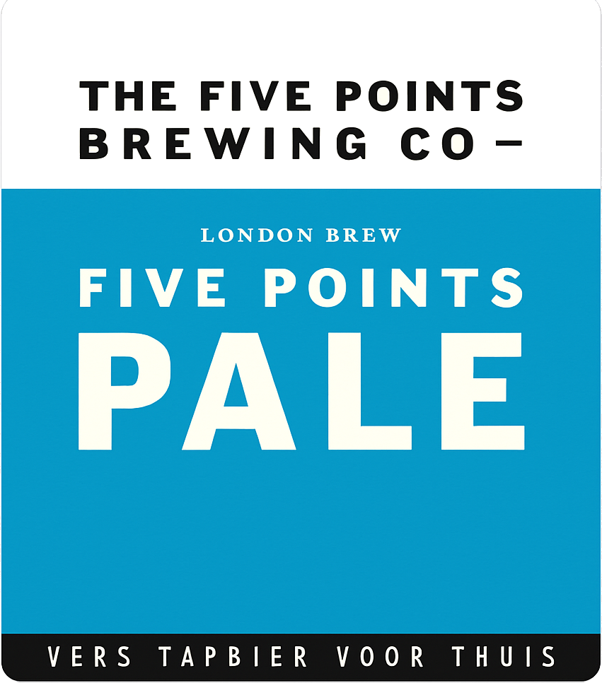 Etiket van Five Points Pale