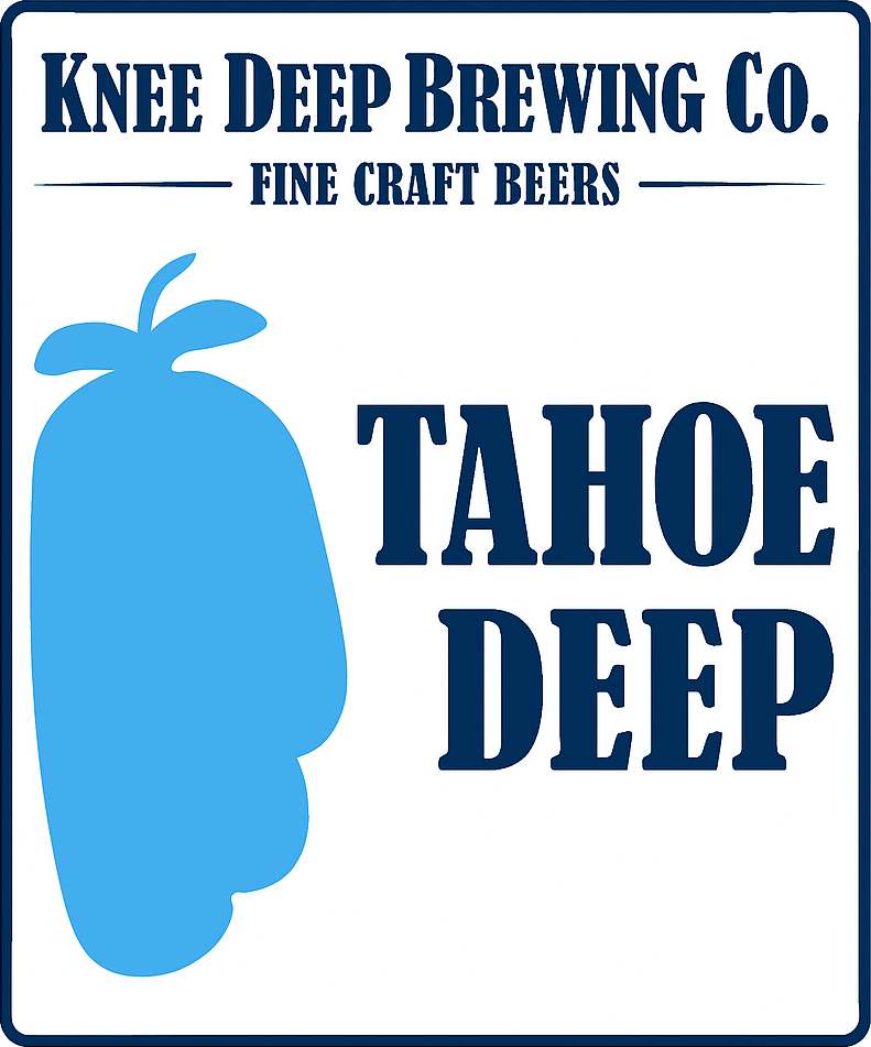 Etiket van Knee Deep Tahoe Deep