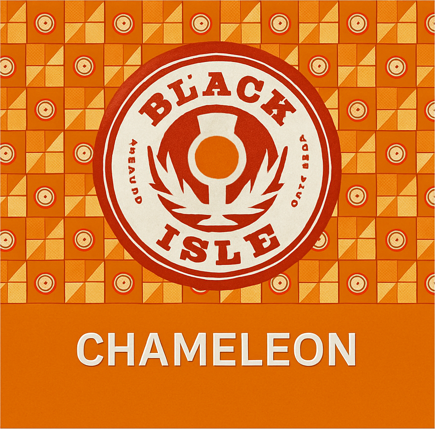 Etiket van Black Isle Chameleon