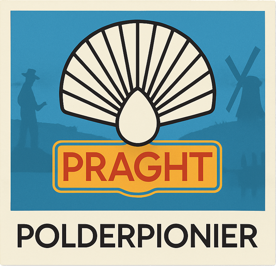 Etiket van Praght Polderpionier
