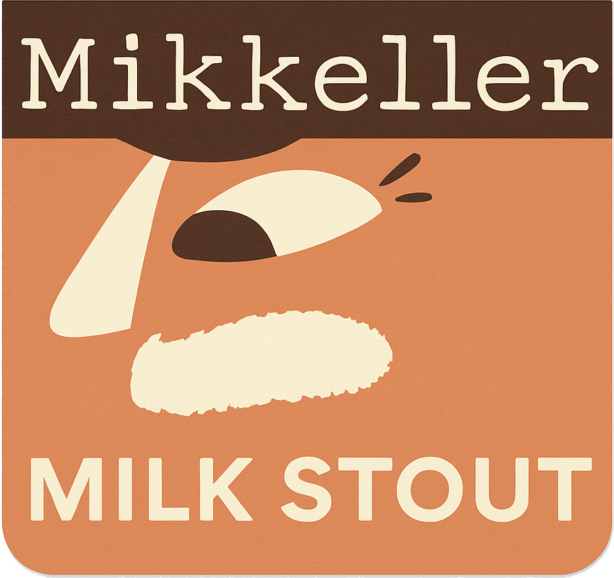 Etiket van Mikkeller Milk Stout