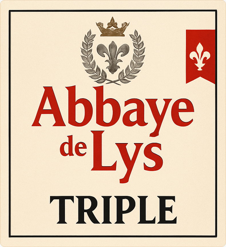 Etiket van Abbaye du Lys Triple
